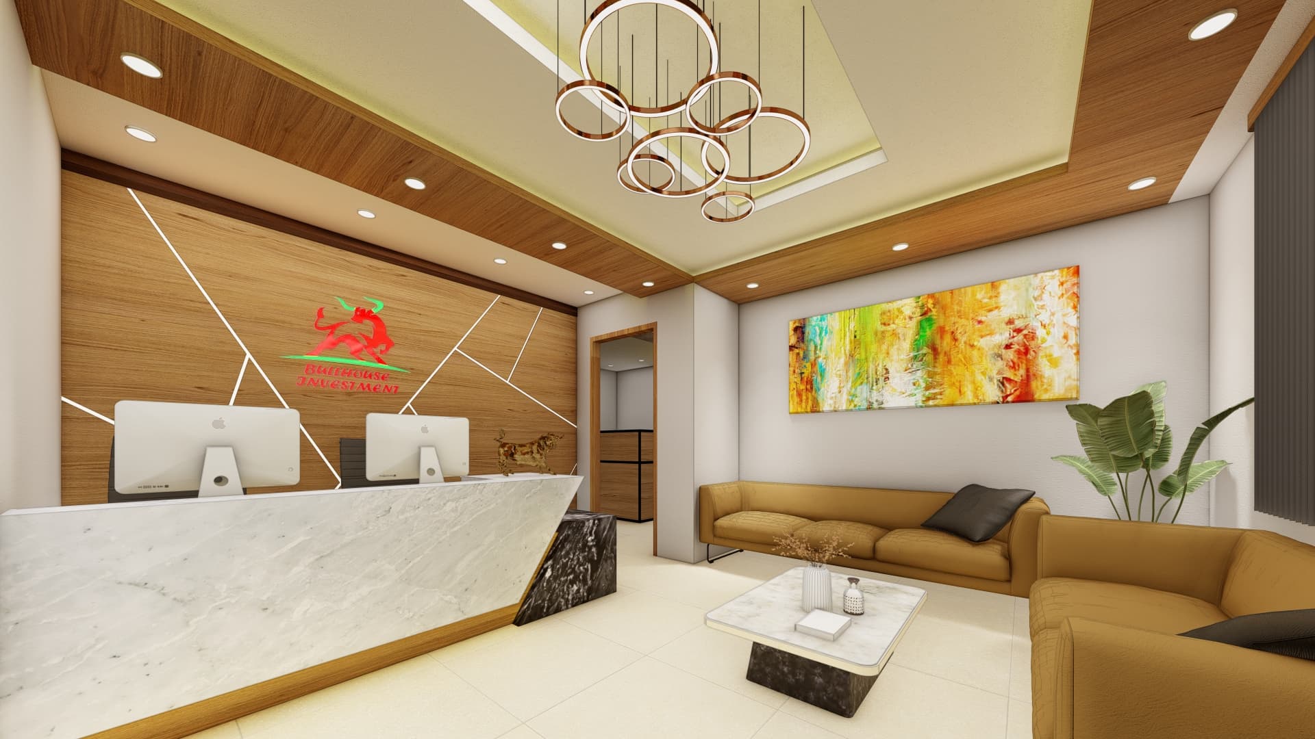 Bull House team collaborating and planning investment strategy.